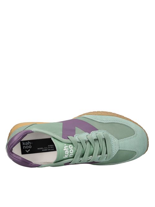 Sneakers in camoscio ecopelle e tessuto KEH NOO | S00KW9752ACQUAMARINE-PURPLE